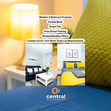 Central Serviced Apartments - 2 Bedroom - Ground Floor - Monthly & Weekly Bookings Welcome - Free Street Parking - 2 Double Beds - Wifi - Smart Tvs In Rooms - Fully Equipped - Heating 24-7 - Contractor & Short Stay Favourite Dundee Buitenkant foto