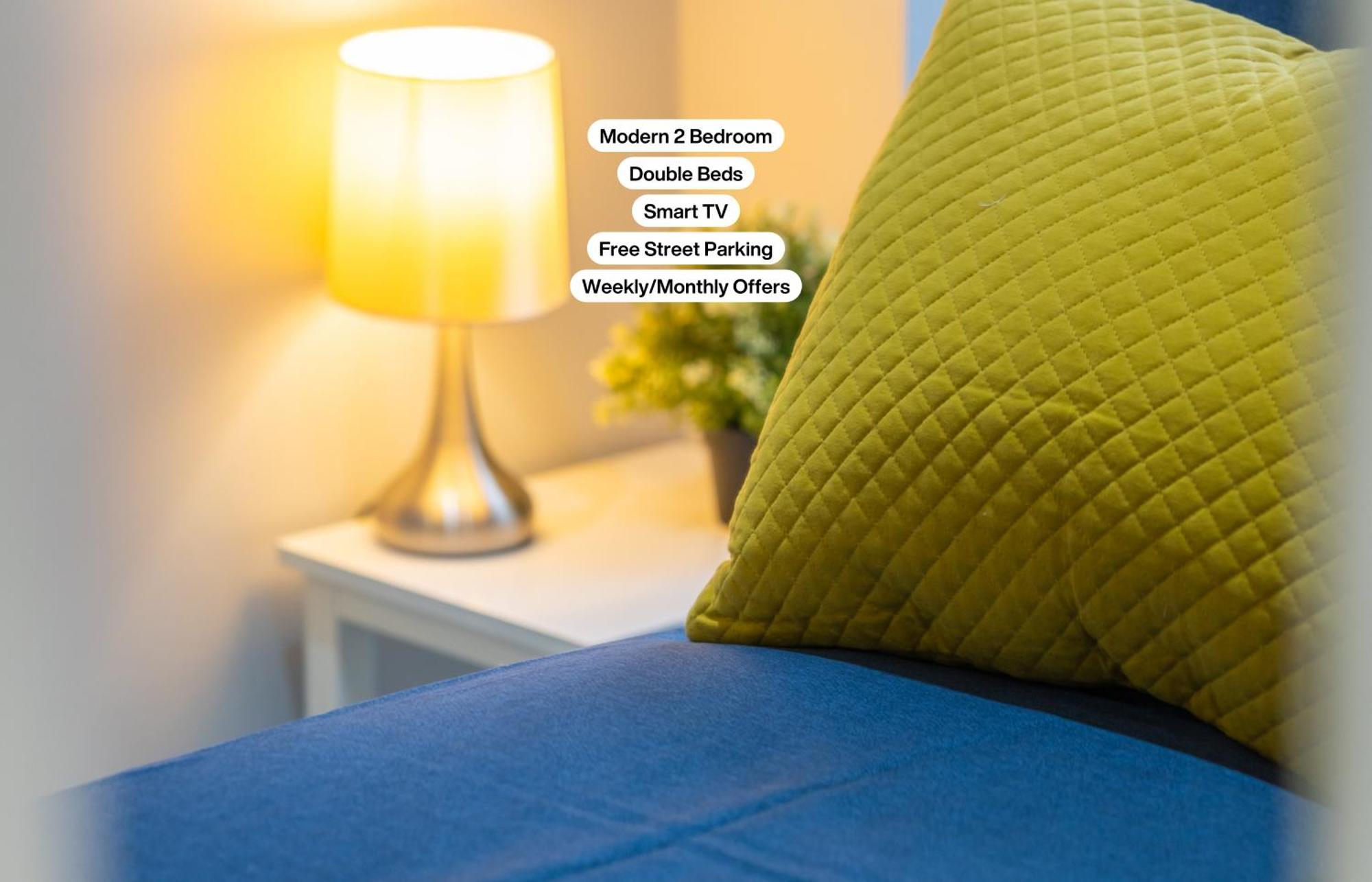 Central Serviced Apartments - 2 Bedroom - Ground Floor - Monthly & Weekly Bookings Welcome - Free Street Parking - 2 Double Beds - Wifi - Smart Tvs In Rooms - Fully Equipped - Heating 24-7 - Contractor & Short Stay Favourite Dundee Buitenkant foto