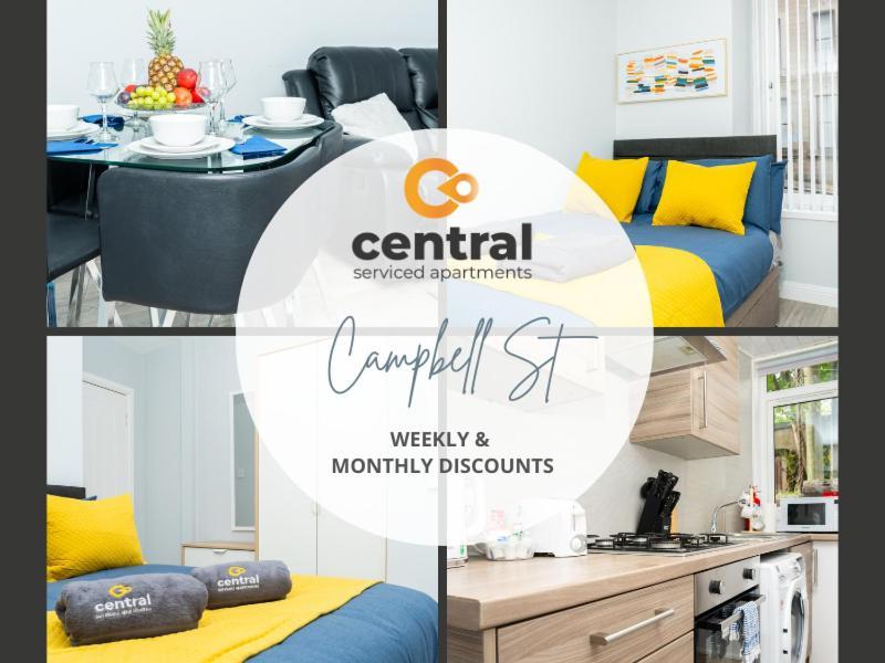 Central Serviced Apartments - 2 Bedroom - Ground Floor - Monthly & Weekly Bookings Welcome - Free Street Parking - 2 Double Beds - Wifi - Smart Tvs In Rooms - Fully Equipped - Heating 24-7 - Contractor & Short Stay Favourite Dundee Buitenkant foto